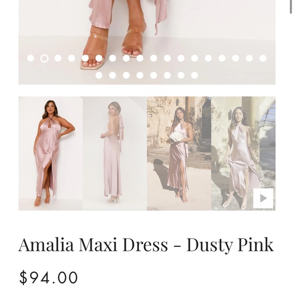 Billy J NWT Soft Pink Maxi Dress size 6 - Picture 3 of 8